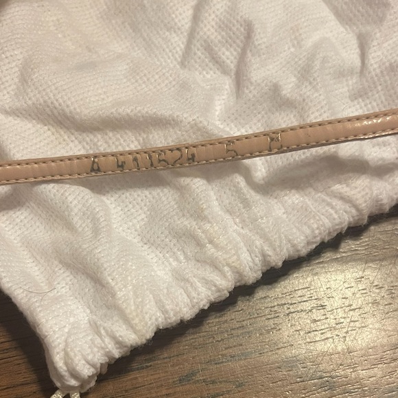 Stuart Weitzman Nudistsong Strap Sandal Heels in Leather/Adobe Beige - Picture 9 of 10